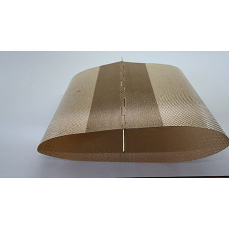 Castelled Joint of PTFE Coated Conveyor Belt - Castellated